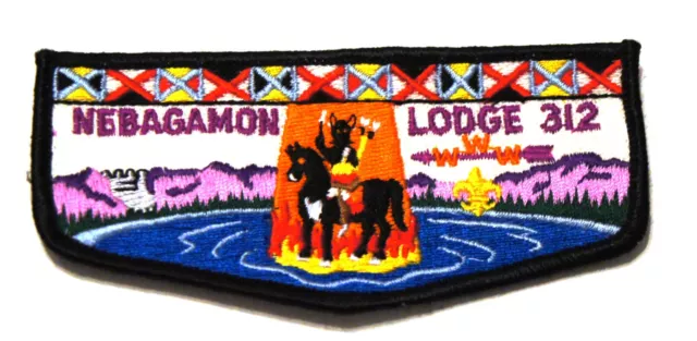 `Boy Scout OA Flap Lodge Patch - 312 NEBAGAMON LODGE