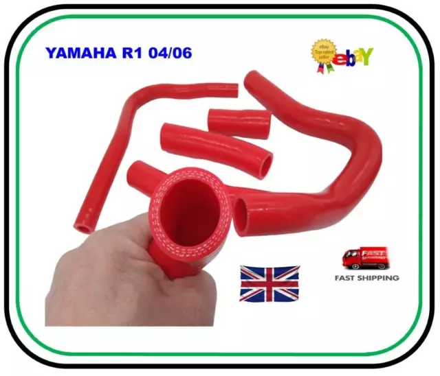 R1 Yamaha Silicone Radiator Hoses  2004-2006 - Uk Based Seller