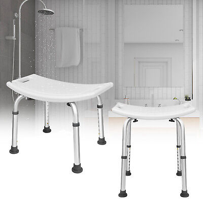 Taburete de ducha silla de ducha 7 compartimentos regulable en altura taburete de baño silla de baño ayuda para la ducha DE