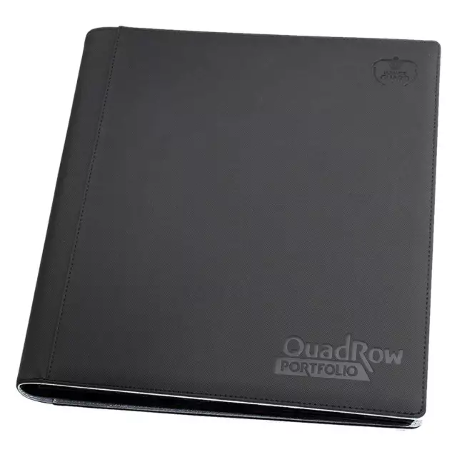 Ultimate Guard 12 Pocket QuadRow Portfolio XenoSkin Black Folder