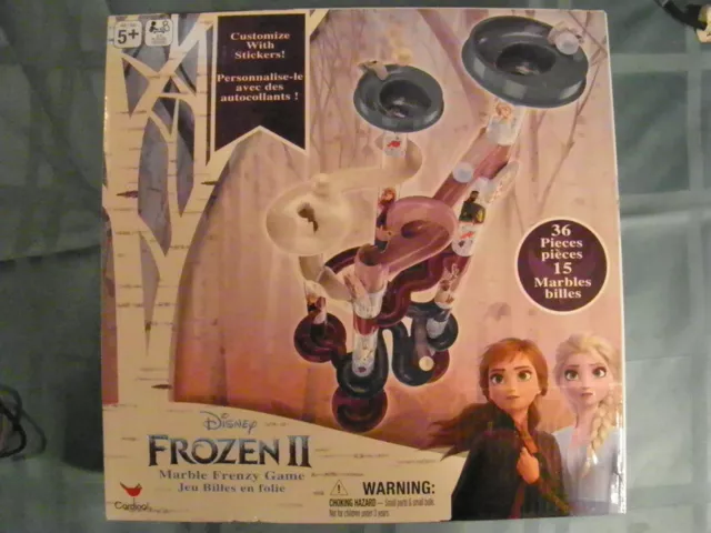 Brand New! Disney Frozen 2 Anna & Elsa Marble Frenzy Game 2-4 Players!