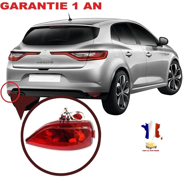 Feu Antibrouillard Arrière Gauche Renault Megane IV - Qualité OEM - Installation Facile