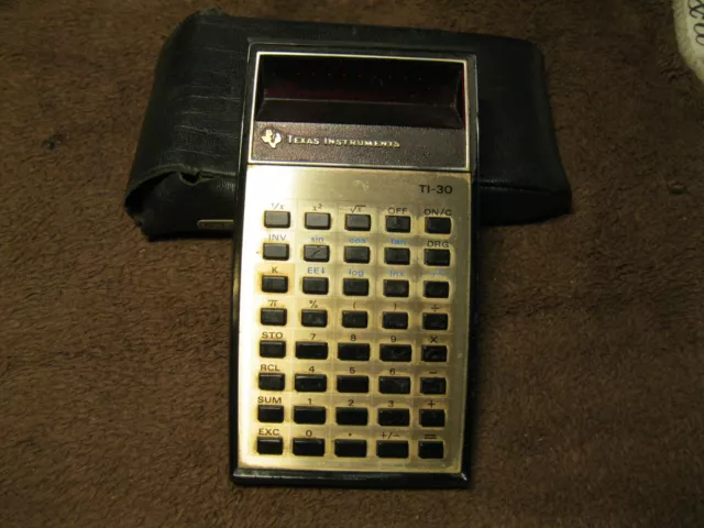 Calcolatrice Vintage Texas Instruments TI-30 - SPEDIZIONE GRATUITA!!!