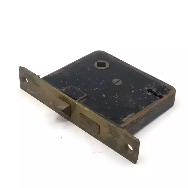 Vintage Interior Door Mortise Lock Salvage Hardware Skeleton Keyhole B231