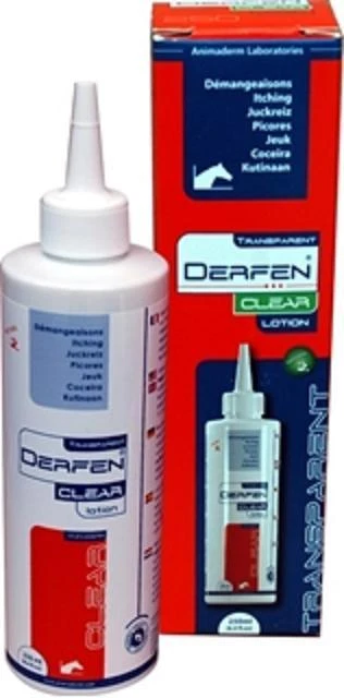 DERFEN CLEAR LOTION 250ml CABALLOS Y POTROS
