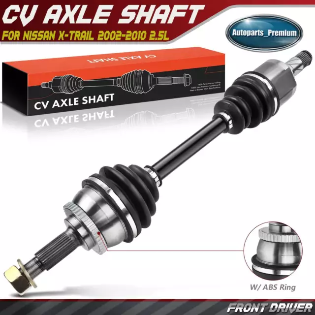 Front Driver Left CV Axle Assembly for Nissan X-Trail 2002 2003-2010 L4 2.5L