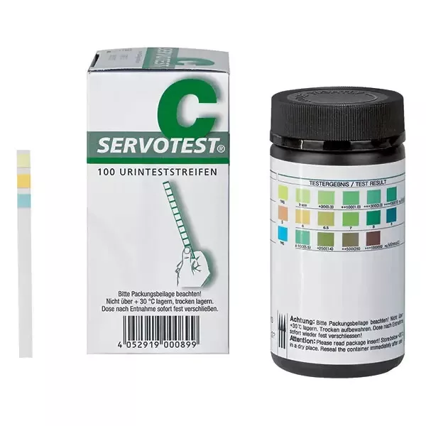 SERVOtest? Urinteststreifen | Diagnose PH, Glucose, Eiwei? | 100 Teststreifen