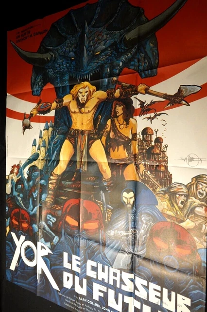 YOR LE CHASSEUR DU FUTUR ! affiche cinema , bd dessin druillet 120X160cm