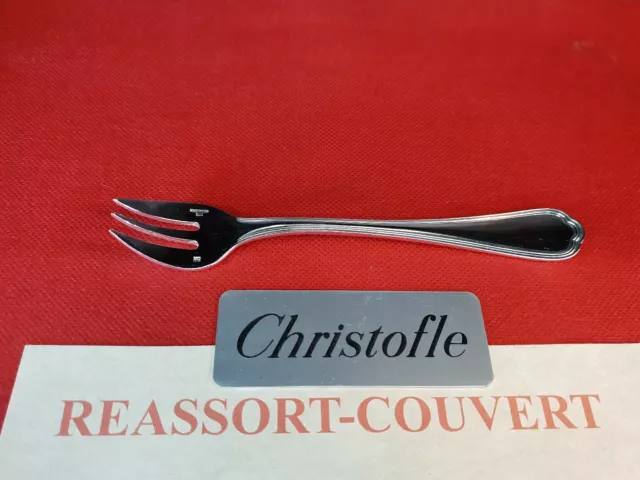 Fork Oyster christofle Spatours 5 7/8in Very Beautiful Condition SILVER PLATED