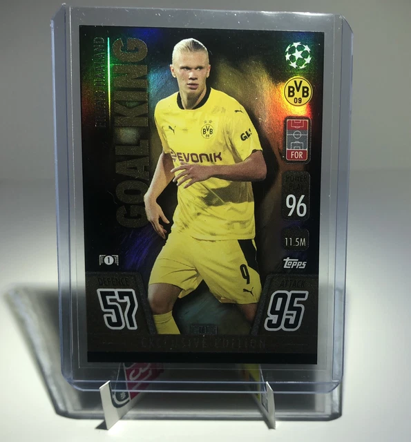 ERLING HAALAND Goal King Exclusive Edition Match Attax 2021/22 £15.