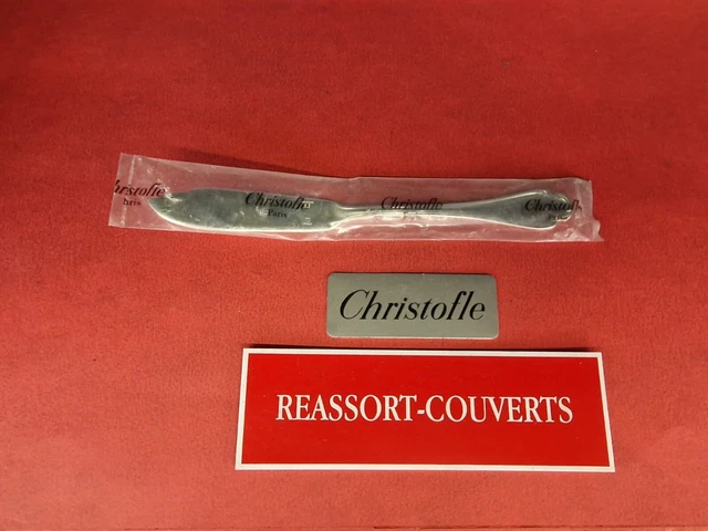 CHRISTOFLE ARIA BAGUE dorée 5 cuillères entremet dessert sous