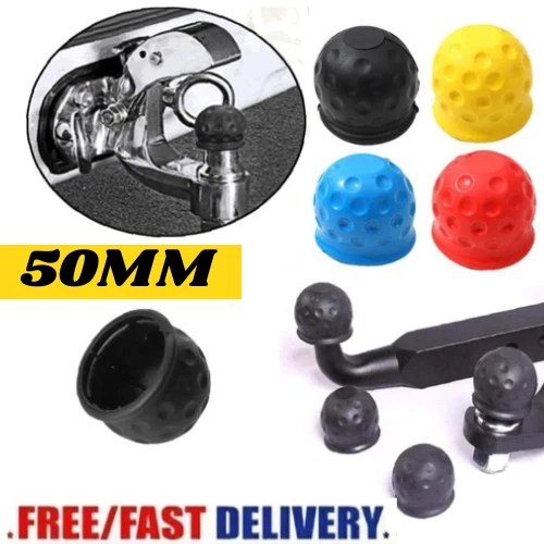 50MM TOW BAR Ball Cover Cap Towing Hitch Trailer Protector UK £2.69 ...