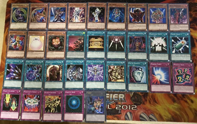 Yugioh Yugi Muto Dark Magician  Girl Spellcaster Anime Duelist Kingdom  Deck