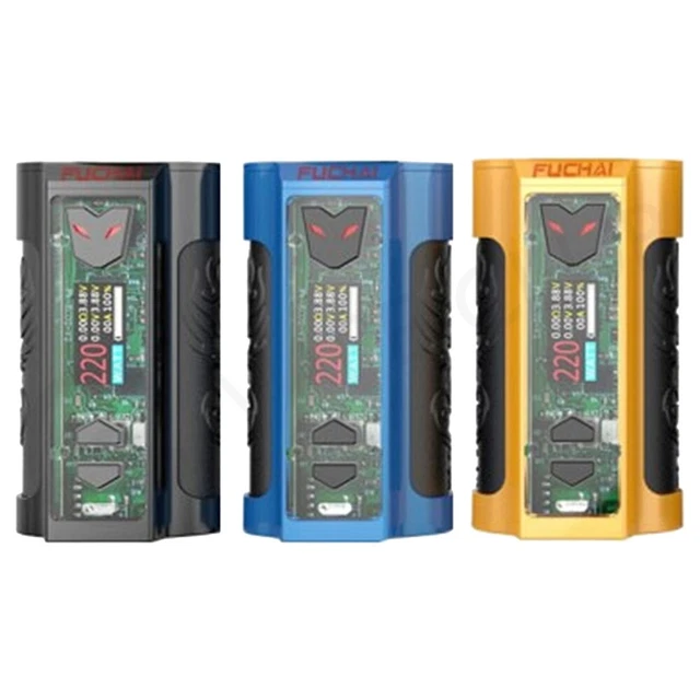 GENUINE SIGELEI | Fuchai MT-V 220W Box Mod Vape E-cigarette Mod | Dual  18650 £15.99