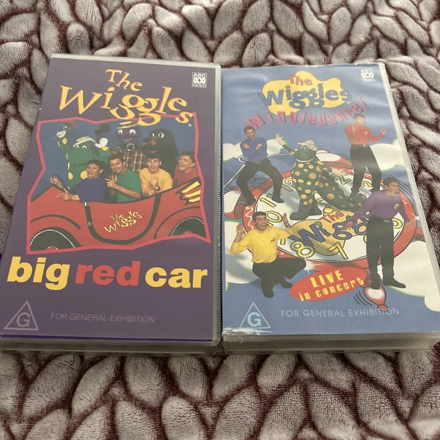 The Wiggles Big Red Car + The Wiggles Wiggledance -  Vhs Video's