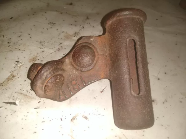 Antique, Vintage, Cast Iron, Buggy Whip Holder. Steampunk, Farmpunk. Decor