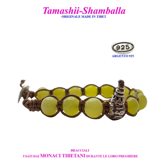 Bracciale Tamashii Mantra Agata Gialla BHS200-62 - Oroshop