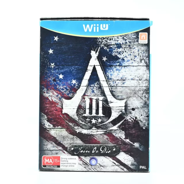 Assassin's Creed III Join or Die Edition - Nintendo Wii U Game - PAL