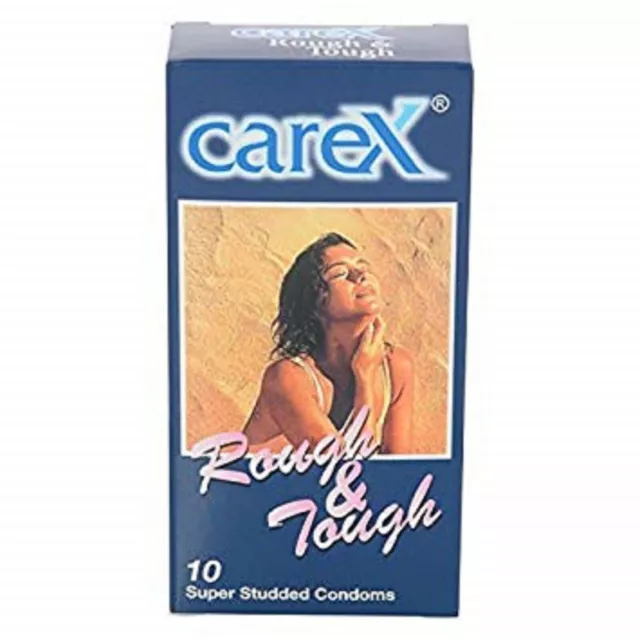 100 préservatifs CAREX EXTRA TIME rugueux et résistants (10 pièces par...