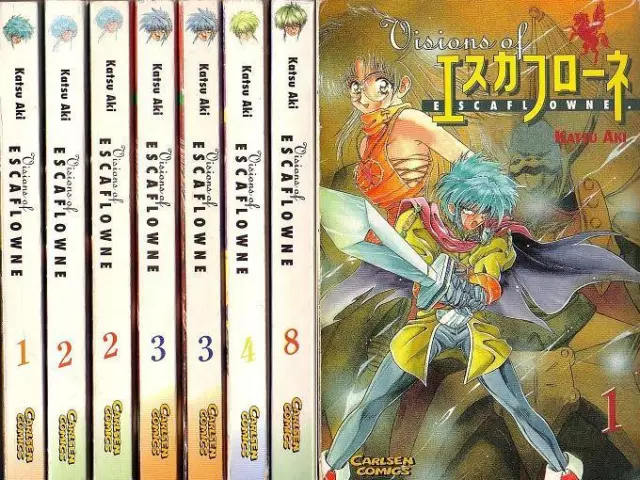 Auswahl: Visions of Escaflowne-Katsu Aki-Manga-Helden-Schurken-Diebe-Liebe-Comic