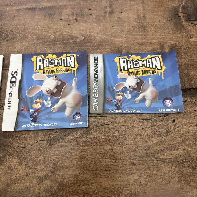 Nintendo Ds Ravin Rabbids Gameplay RAYMAN RAVING RABBIDS Nintendo DS Video Game with Manual Tested and ...