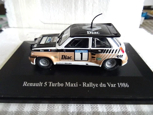 NOREV 1/43 – Renault 5 Maxi Turbo – Vainqueur Rallye Du Var 1986 – Neuve (510621)