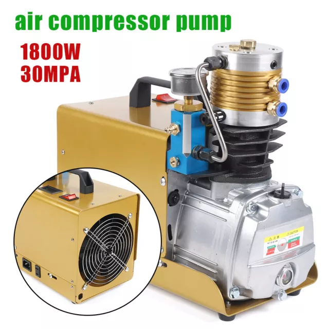 4500PSI Elektrische Kompressorpumpe Luftpumpe Hochdruck Luftkompressor 30MPA
