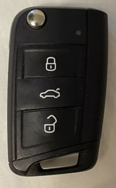 GENUINE SEAT IBIZA / LEON 3 Button Remote Flip Key Fob - 575 959 752 AK