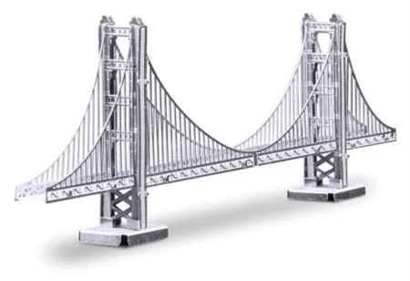 Fascinations MMS001 Metal Works San Francisco Golden Gate Bridge 3D Models
