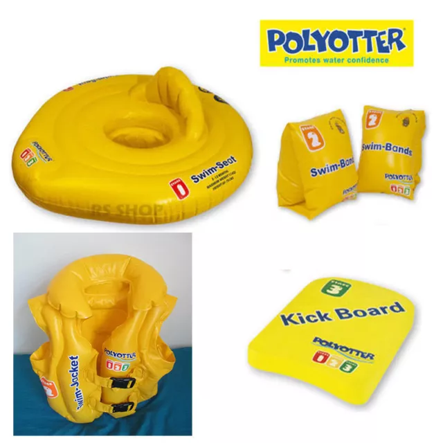 INFLATABLE JACKET SWIM Seat Arm Bands Kickboard Swimming By