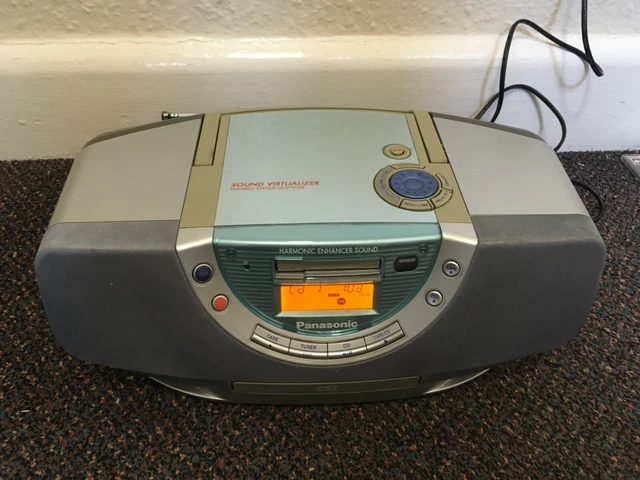 PANASONIC RX-EX1 WITH Remote Radio CD Cassette Player Fully