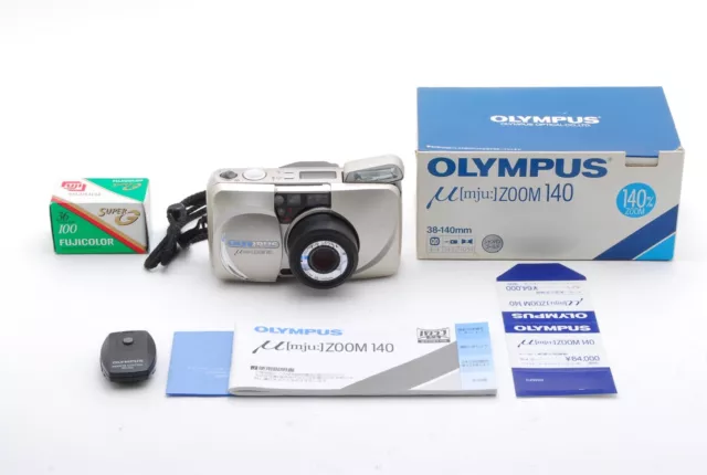[Near Mint in Box] Olympus mju  Zoom 140 38-140mm compact film camera 35mm Japan