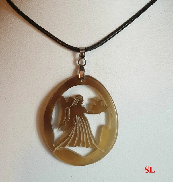 Collier Signe Astrologique Cancer – Pendentif Or Rosé Mat Et Strass – Neuf