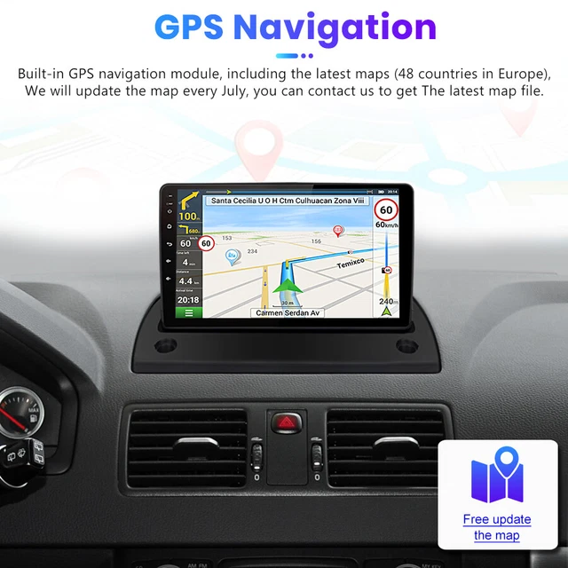 Hodozzy Carplay Android Autoradio Pour Seat Altea 2004-2015, 2 Din Autoradio Avec Bluetooth/Navi