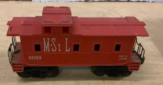 Vintage O Gauge Lionel M.ST L 6059 SP Style Red Caboose MSTL MST L M STL VTG VNT