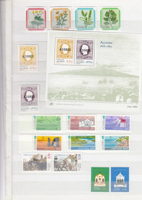 Briefmarken - Portugal - Azoren  - 1980 - 2007 - postfrisch