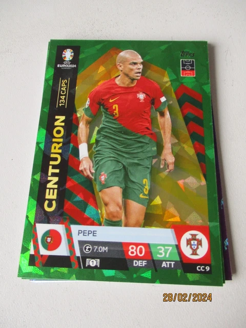 Autocollant Topps UEFA EURO 2024 Allemagne - Version Vert Parallèle, Pour Collection Ou Album Officiel