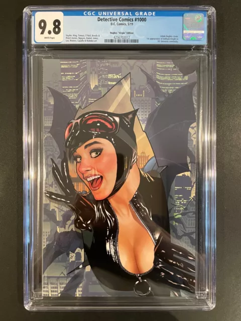 DETECTIVE COMICS #1000 CGC 9.8 **Adam Hughes VIRGIN Catwoman VARIANT** Batman NM