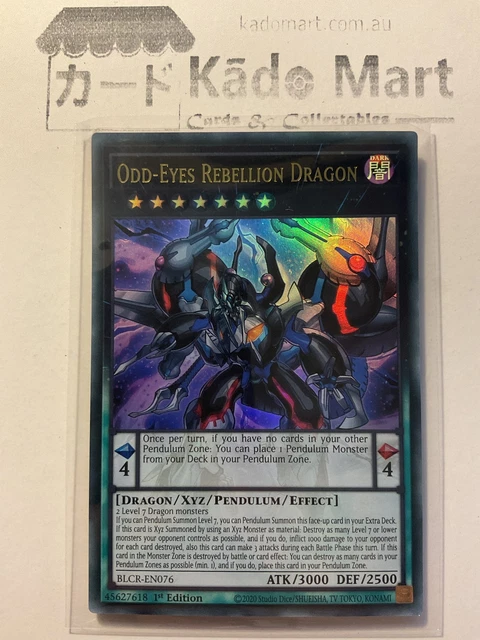 Odd-Eyes Rebellion Dragon - BLCR-EN076 - Ultra Rare - 1ª Edición