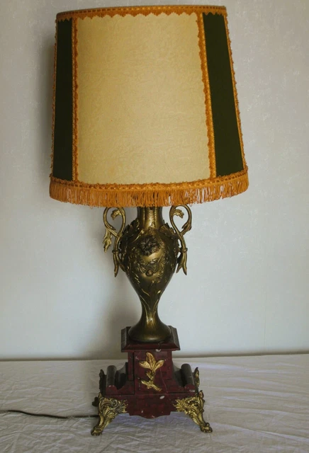 Lampe en Bronze et Laiton Doré - Biron