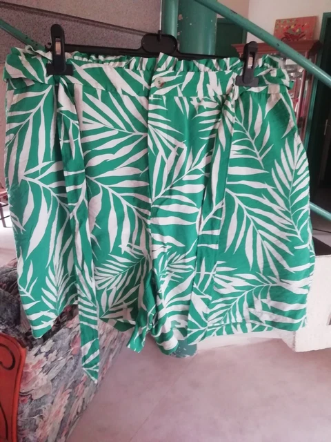 Short De Surf Femme Lacar - Taille M/38/40 - Couleurs Blanc Bleu Vert - Neuf Sans étiquette