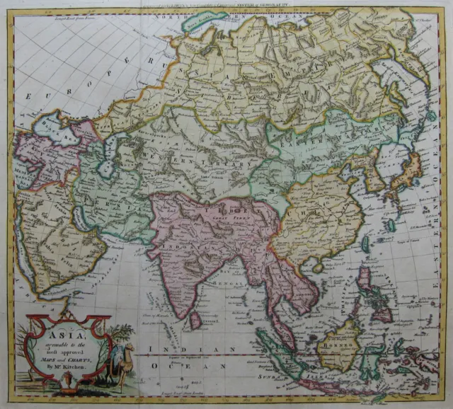 Asien - Kitchen / Baldwyn 1794 - Asia agreeable to the most approved Maps ...