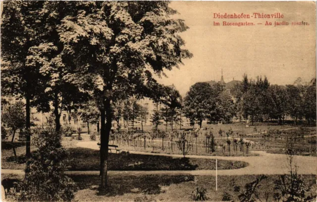 CPA AK DIEDENHOFEN - THIONVILLE - Im Rosengarten - Au Jardin Rosaire (454753)