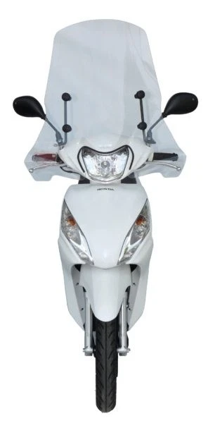 FABBRI Pare Brise Moto Gris Summer Compatible avec Honda SH 300 2016-2020