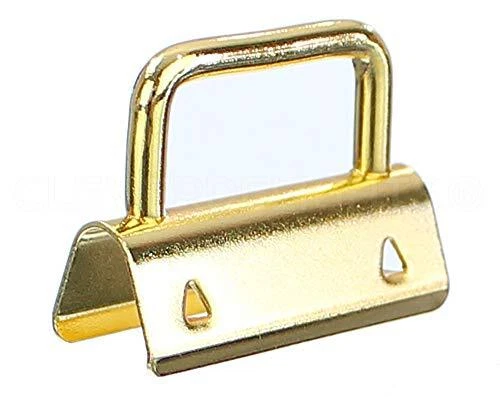 1.25" Key Fob Hardware - Gold Color - 50 Pack - 1 1/4" Lanyards Key Chains