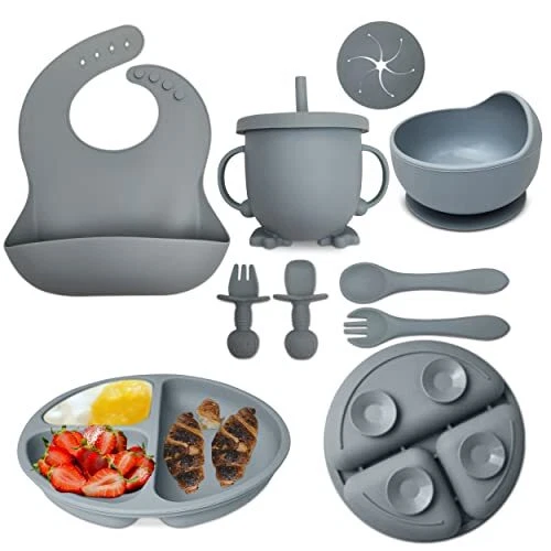 mutualproducts - Baby Feeding Set 10-Piece | Baby Led Weaning Utensils Set In...
