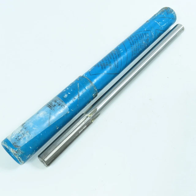 R.R.T. 248016 1/2" Carbide Tipped Chucking Reamer 7/16" Shank 2" LOC 8" OAL