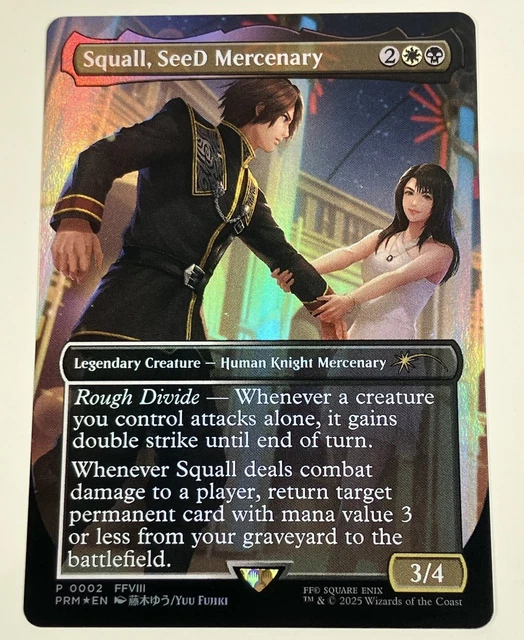 MTG FINAL FANTASY Art Series Squall, SeeD Mercenary x1 NM