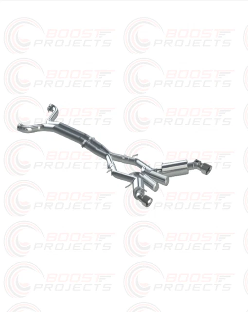 MBRP 3'' Cat Back Dual Rear Exit T409 Stainless Steel For 16-23 Chevrolet Camaro