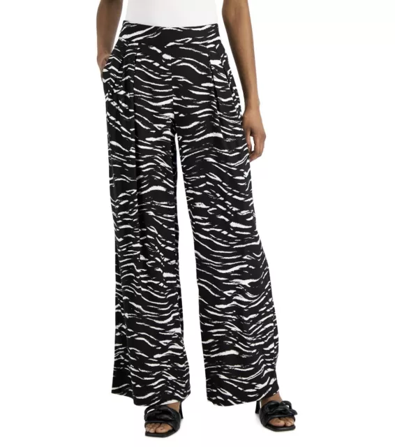 INC INTERNATIONAL CONCEPTS Women's Wide Leg Zebra-Print Pants Talia ...
